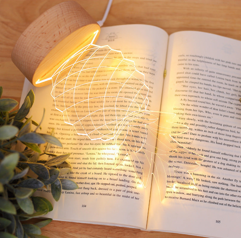 Bedside pineapple table lamp
