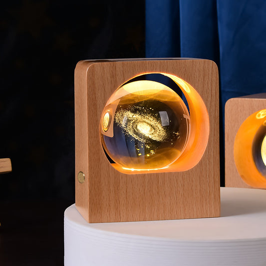 Crystal Night Light 3D laser etched ball